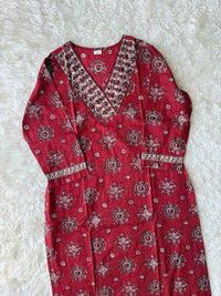 Premium Cotton Kurti Pant Dupatta Set