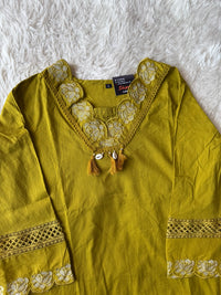 Budget Friendly Kurti Pant Dupatta Set