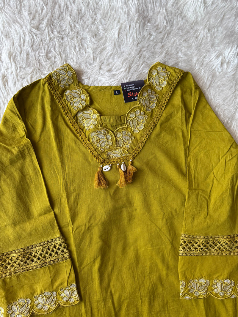 Budget Friendly Kurti Pant Dupatta Set