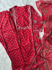 Budget Friendly Kurti Pant Dupatta Set