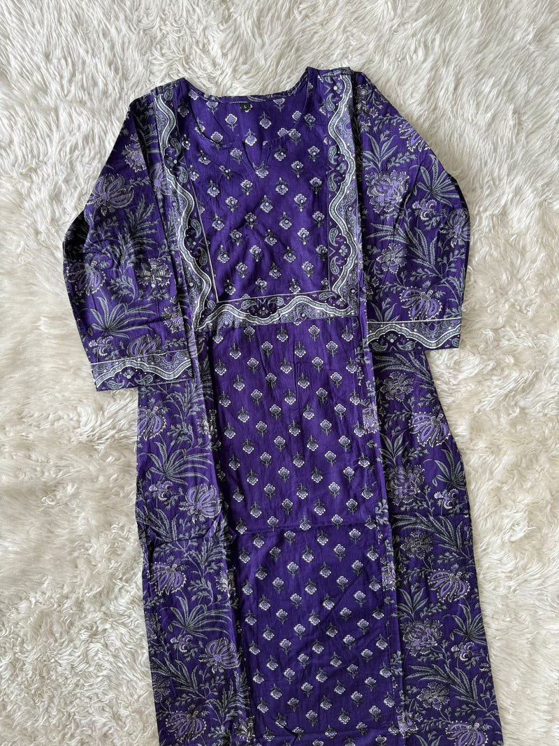 Budget Friendly Kurti Pant Dupatta Set