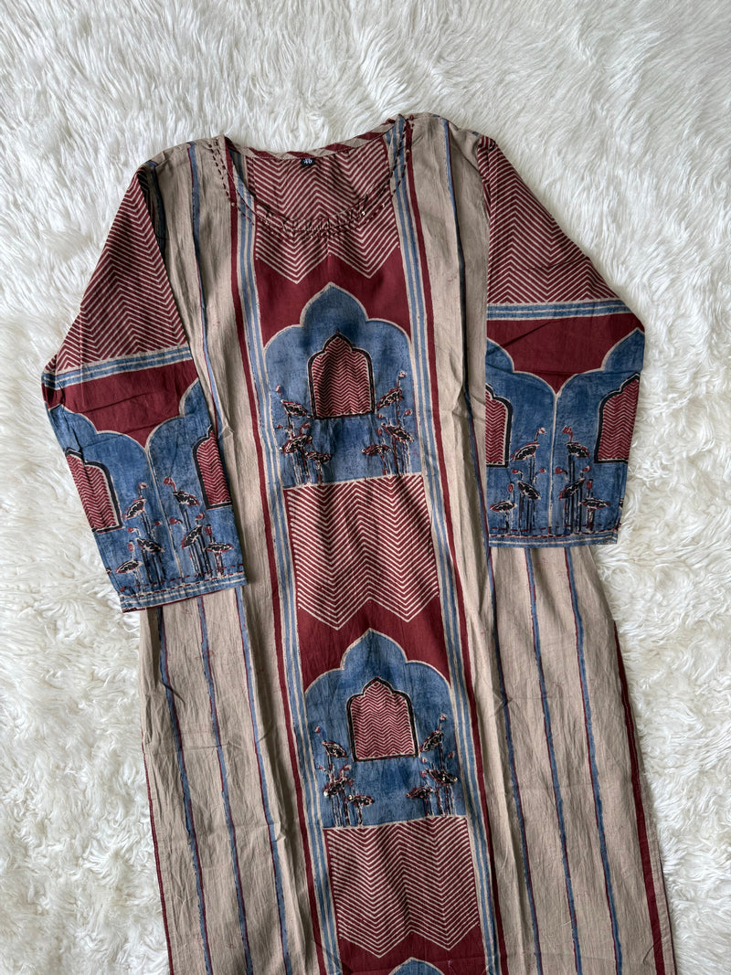 Premium Cotton Kurti Pant Dupatta Set