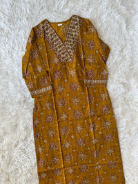 Premium Cotton Kurti Pant Dupatta Set