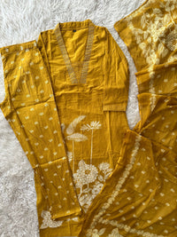 Budget Friendly Kurti Pant Dupatta Set