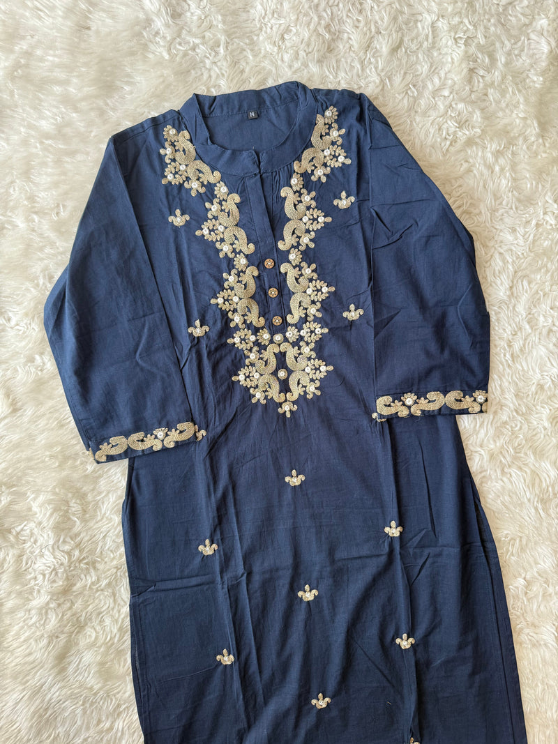 Budget Friendly Kurti Pant Dupatta Set