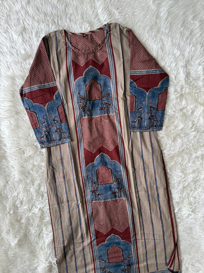 Premium Cotton Kurti Pant Dupatta Set