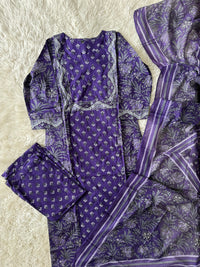 Budget Friendly Kurti Pant Dupatta Set