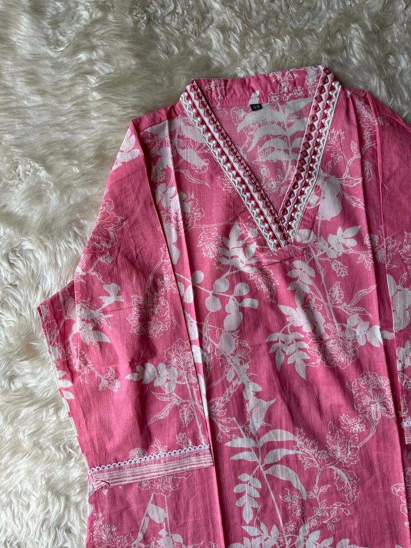 Budget Friendly Kurti Pant Dupatta Set