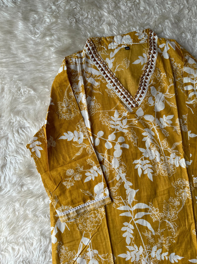Budget Friendly Kurti Pant Dupatta Set