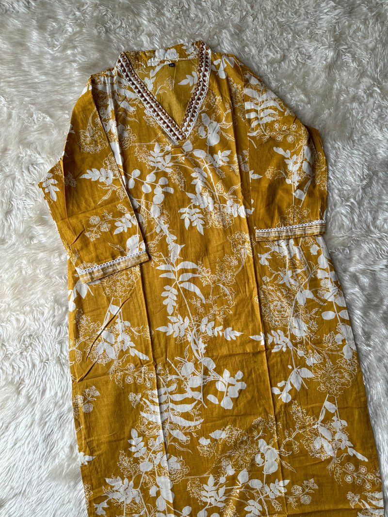 Budget Friendly Kurti Pant Dupatta Set