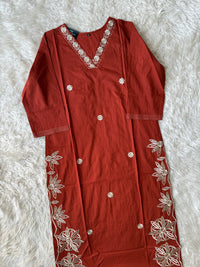 Premium Cotton Kurti Plazo Dupatta Set