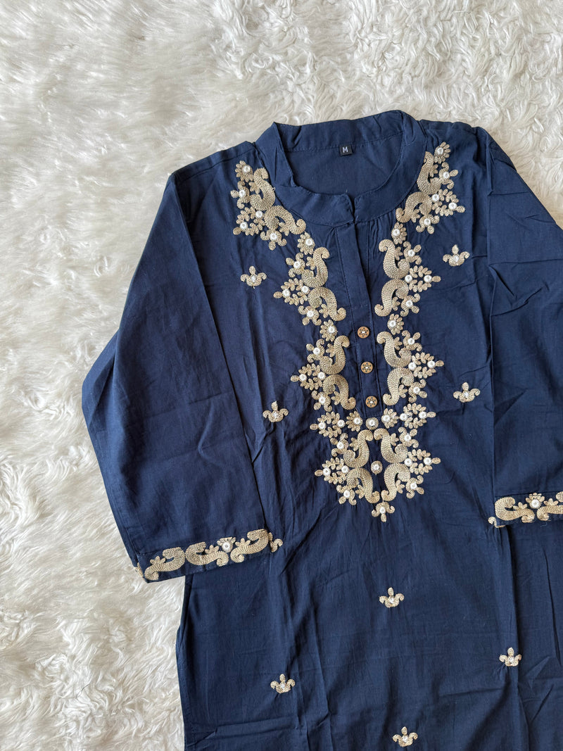 Budget Friendly Kurti Pant Dupatta Set