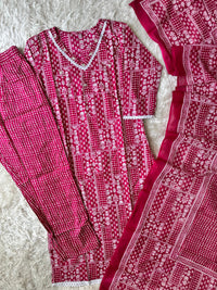 Premium Cotton Rani Pink 💞 Set