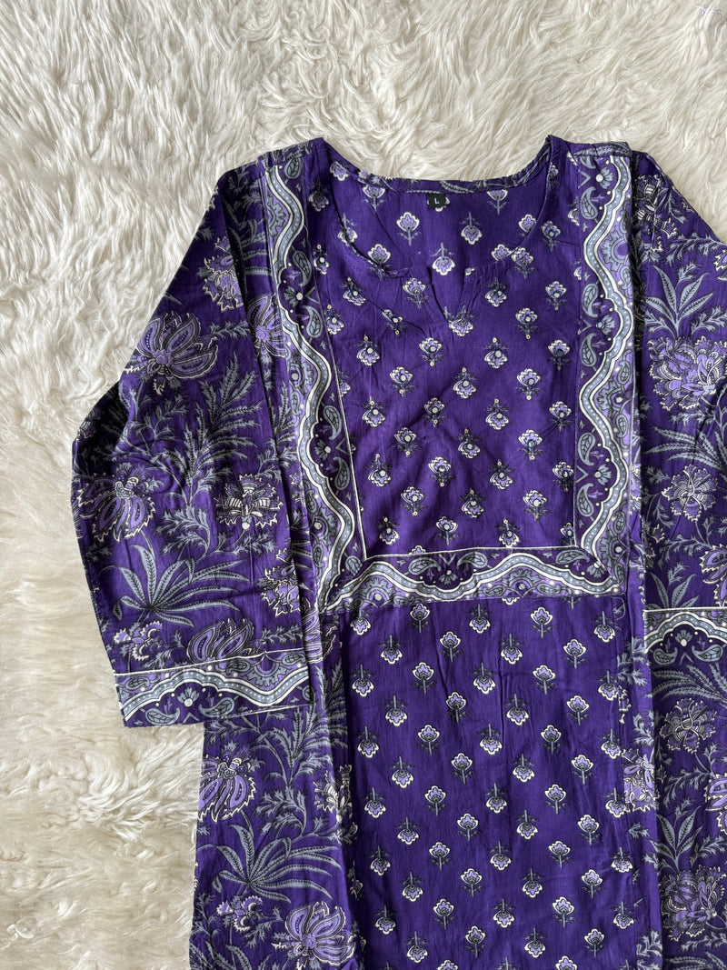 Budget Friendly Kurti Pant Dupatta Set