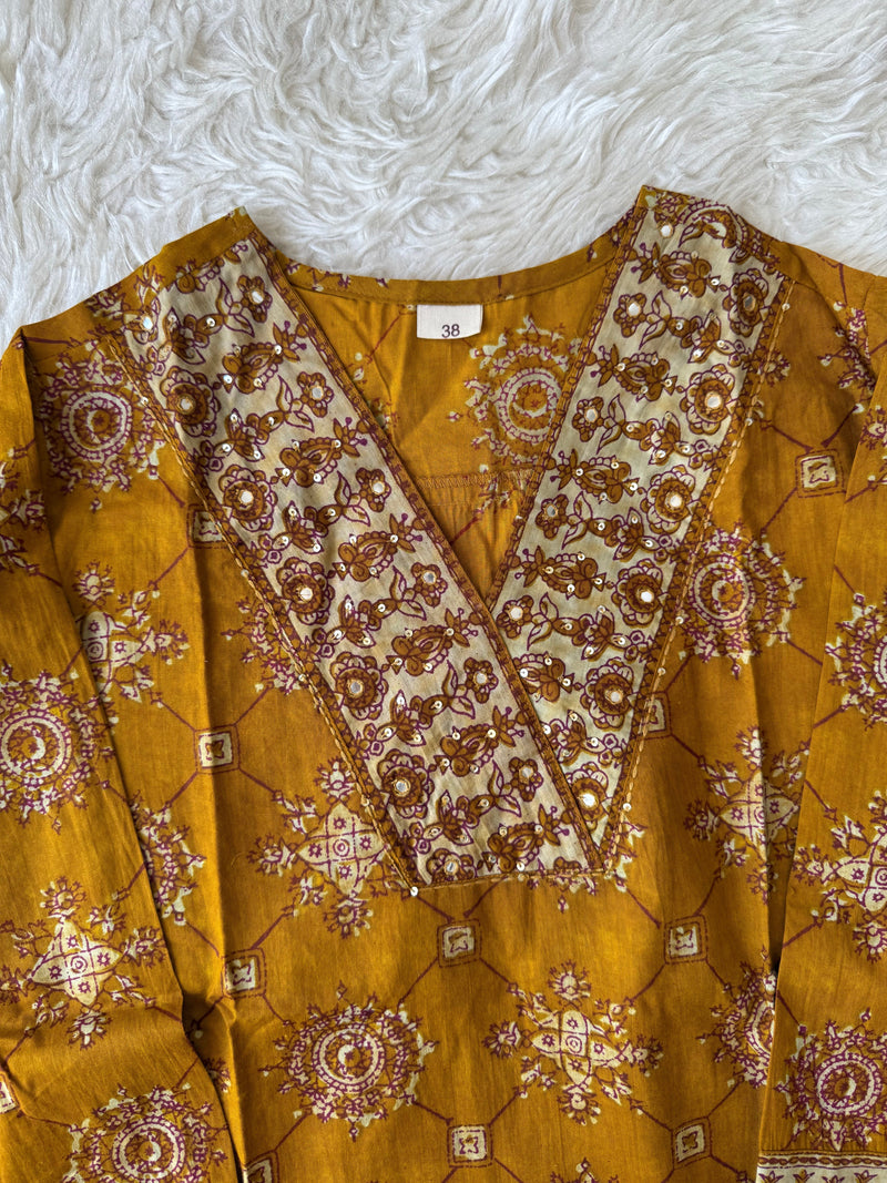 Premium Cotton Kurti Pant Dupatta Set