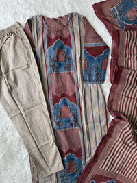 Premium Cotton Kurti Pant Dupatta Set