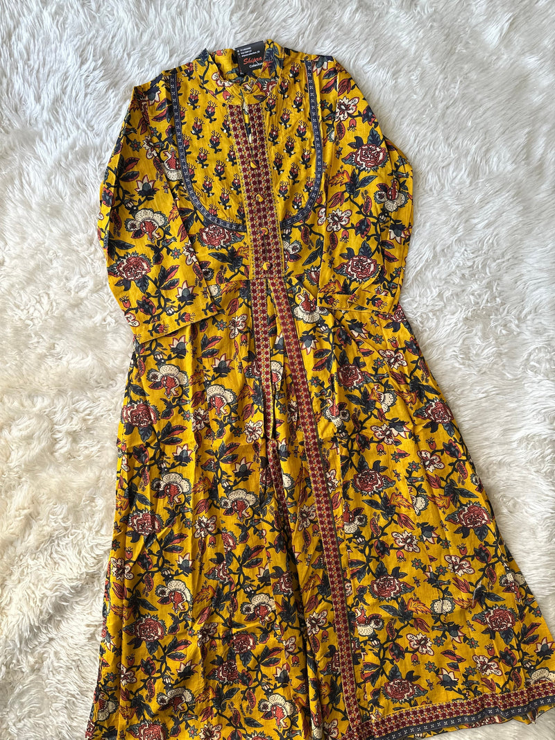 Budget Friendly FLARE Kurti Pant Dupatta Set