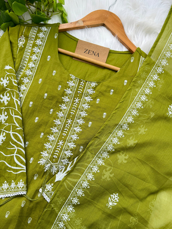 Pure Cotton Ready-to-Wear Kurti Set – Everyday Elegance