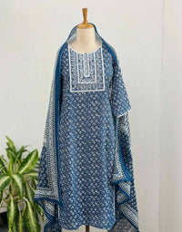 Timeless Comfort – READY TO WEAR PURE COTTON KURTI SET ✨Z936