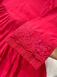 Pure Mul Chanderi Anarkali Kurti Set – Grace with Sophistication