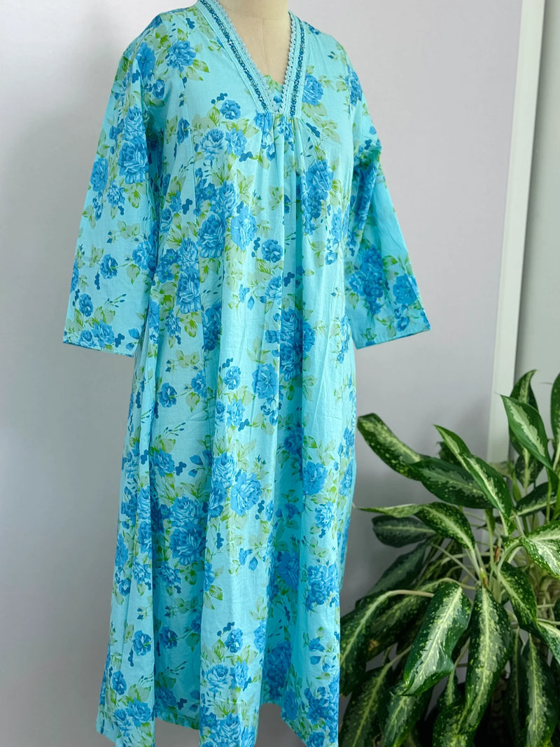 Pure Cotton A-Line Kurti Set – Comfortable & Stylish Daily Wear