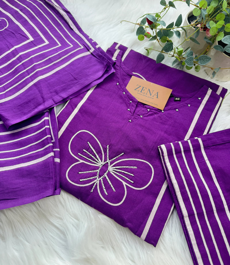 Pure Cotton Kurti Set – Elegant & Comfortable Daily Wear